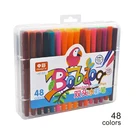 2019 High Quality Hot Sale Fineliner Soft Brush Tip Color Fineliner Pen Set Dual-tip Pen For School Office
