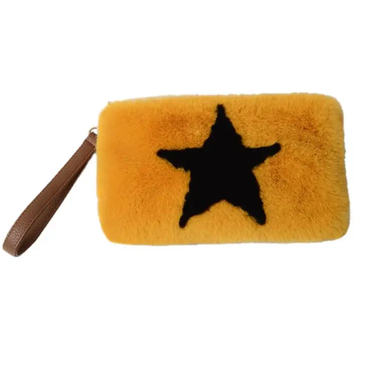 2021 Wholesale Factory Soft Fur Mini Shoulder Bag Customized Star Printed Plush Zipper Coin Purse With Private Label
2021 Wholesale Factory Soft Fur Mini Shoulder Bag Customized Star Printed Plush Zipper Coin Purse With Private Label