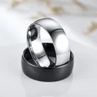 Ring Black Ring High Quality Wholesale Fashion Custom Jewelry Blanks Mens Titanium Steel Black Ring