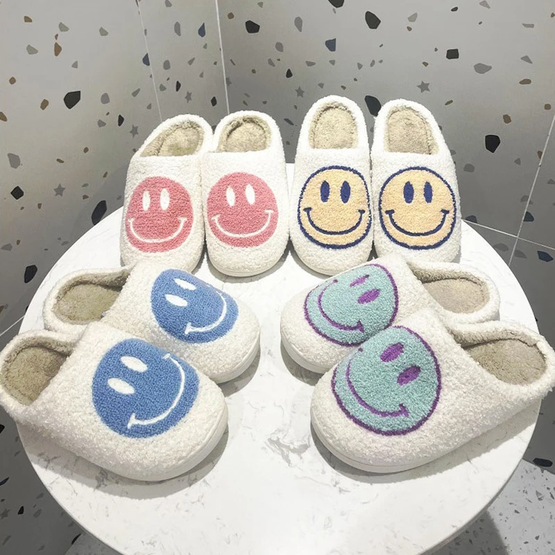 1MMX57 Women Plus Size Comfortable Indoor House Slippers Winter Bedroom Smiley Face Slippers, As picture or custom
1MMX57 Women Plus Size Comfortable Indoor House Slippers Winter Bedroom Smiley Face Slippers, As picture or custom