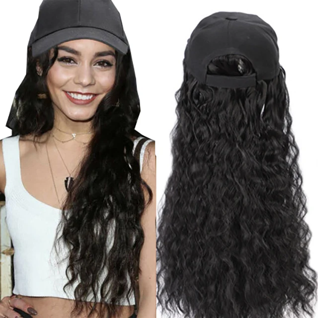 Quick & Easy Naturally Wig Hat 22inch Culry Hair Baseball Cap with a Wig Human Hair Wig, Black, dark brown, light brown, grandma gray, haze blue
Quick & Easy Naturally Wig Hat 22inch Culry Hair Baseball Cap with a Wig Human Hair Wig, Black, dark brown, light brown, grandma gray, haze blue