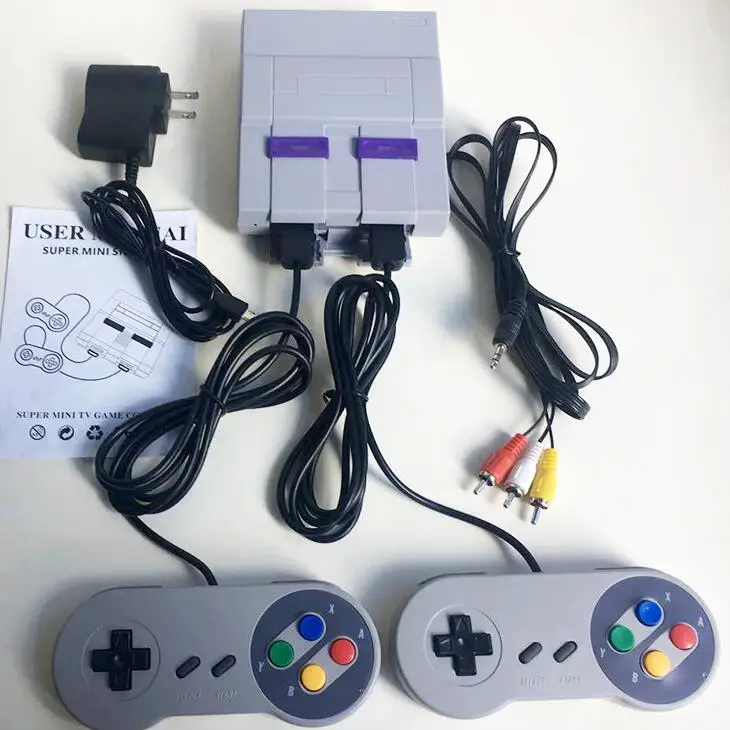 Super Mini 16 BIT Built-in 94 Games Console System with Gamepad for SNES Game Games Consoles, Us, eu
Super Mini 16 BIT Built-in 94 Games Console System with Gamepad for SNES Game Games Consoles, Us, eu