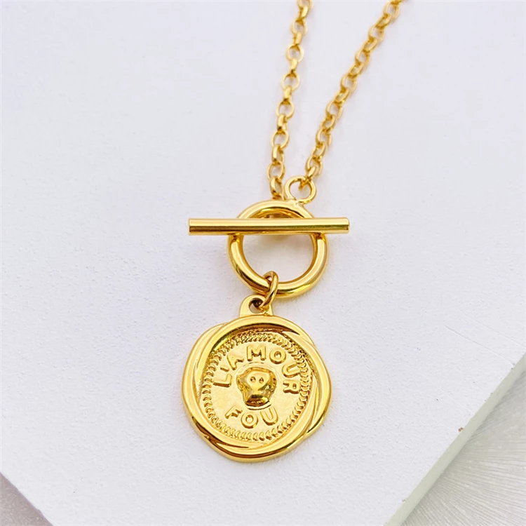 Aimgal jewelry Retro gold coin necklace for women Luxury necklaces autumn and winter sweater chain
Aimgal jewelry Retro gold coin necklace for women Luxury necklaces autumn and winter sweater chain