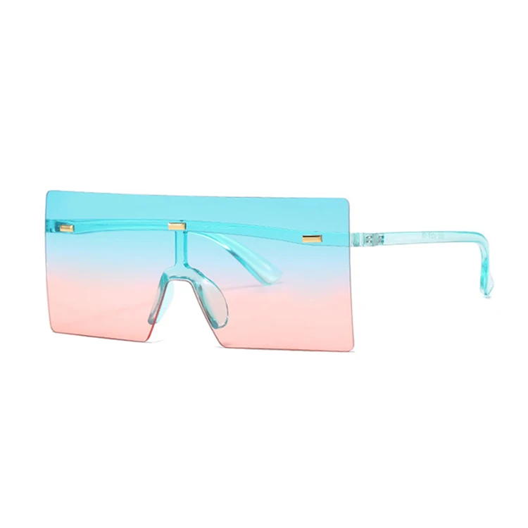 PC Frame Fashion Shades Sunglasses Women Oversized Square Rimless Sunglasses Newest Popular One Piece Luxury UV400 RANDDLFO 6932
PC Frame Fashion Shades Sunglasses Women Oversized Square Rimless Sunglasses Newest Popular One Piece Luxury UV400 RANDDLFO 6932