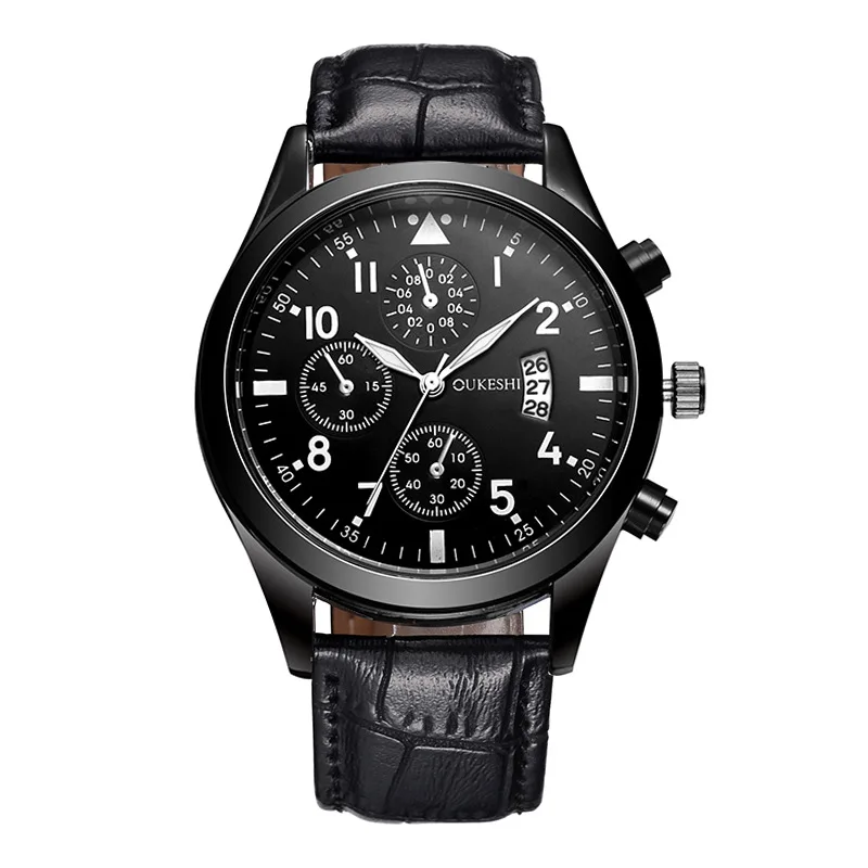 Hot style matte black calendar watch fashion men's watches business watches wholesale, As pic
Hot style matte black calendar watch fashion men's watches business watches wholesale, As pic
