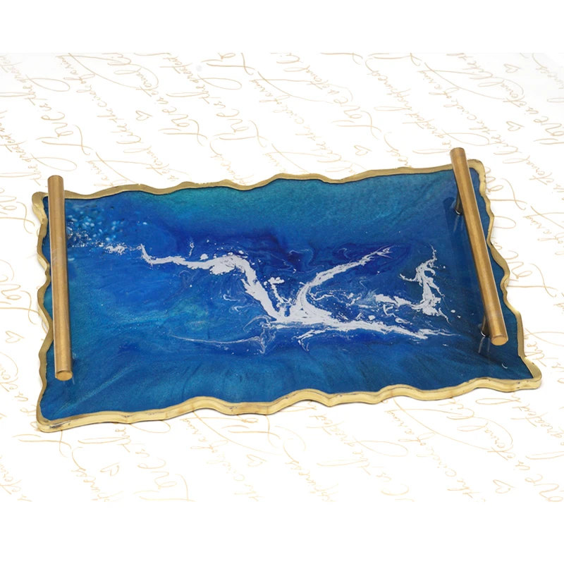 Wavy Rectangle Serving Tray Epoxy Resin Silicone Mold For Decoration, Customized colors
Wavy Rectangle Serving Tray Epoxy Resin Silicone Mold For Decoration, Customized colors