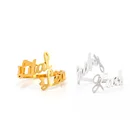 18k Gold Plating Personalized Double Name Adjustable Custom Name Ring