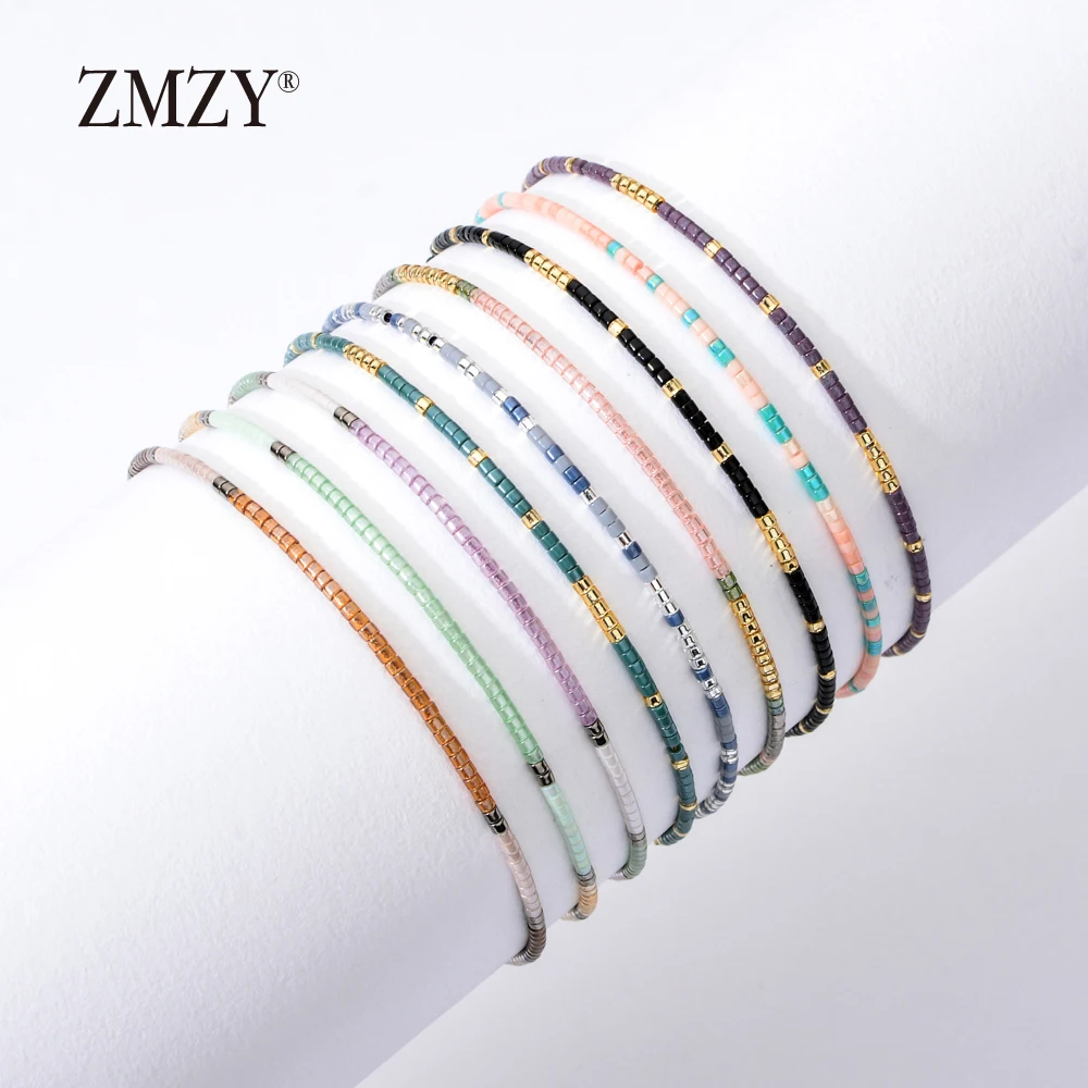 ZMZY Femme Boho Multicolor Mini Delica Beads Bracelet Jewelry Adjustable Rope Chain Bracelet Thin Miyuki Bracelets for Women, Multi-colors
ZMZY Femme Boho Multicolor Mini Delica Beads Bracelet Jewelry Adjustable Rope Chain Bracelet Thin Miyuki Bracelets for Women, Multi-colors