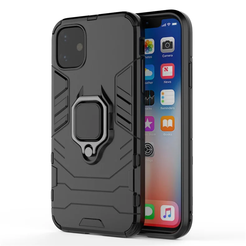2020 Newest Armor Case For iPhone 12 Pro Max PC TPU Case With Ring Holder Anti Shock Case For iPhone 12 High Quality
2020 Newest Armor Case For iPhone 12 Pro Max PC TPU Case With Ring Holder Anti Shock Case For iPhone 12 High Quality