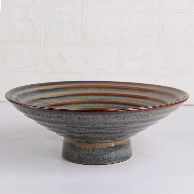 Customized Japanese Restaurant 12inch Unique Design Round Dinnerware Porcelain Big Ramen Bowl Ceramic
Customized Japanese Restaurant 12inch Unique Design Round Dinnerware Porcelain Big Ramen Bowl Ceramic