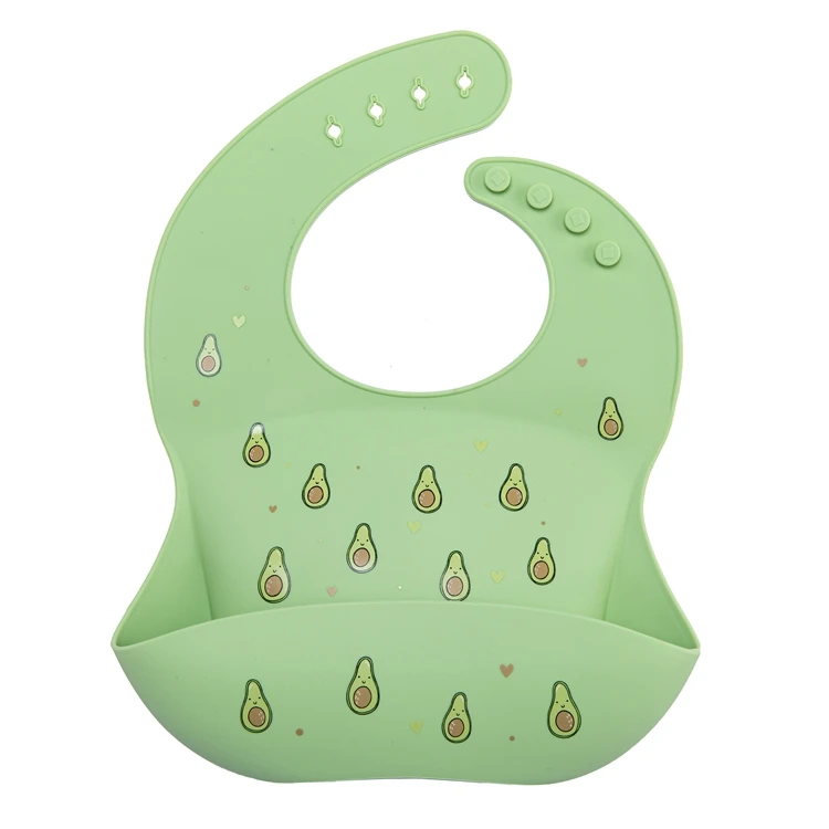 Explosive Food Grade Waterproof Silicone Bib Baby Feeding Rainbow Avocado Printing Bib, 2 colors
Explosive Food Grade Waterproof Silicone Bib Baby Feeding Rainbow Avocado Printing Bib, 2 colors