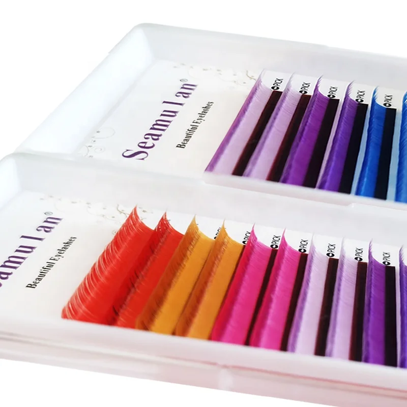 OEM Easy to Pick up real PBT Synthetic Material Individual Eyelash Extention, Mixed color
OEM Easy to Pick up real PBT Synthetic Material Individual Eyelash Extention, Mixed color