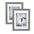 Wholesale high definition glass scholar tree wood grey picture frame photo