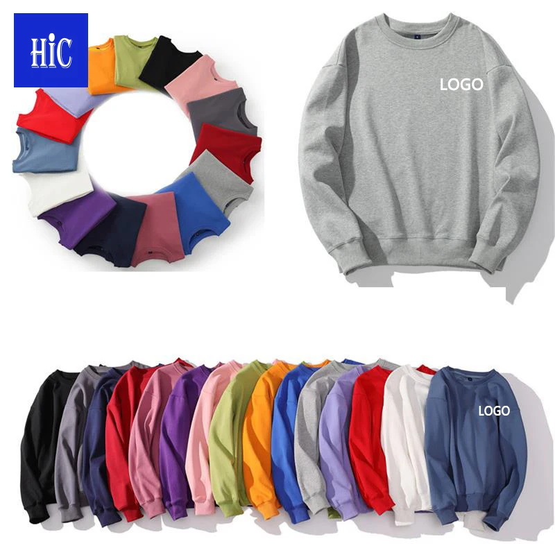 HIC Wholesale High Quality Custom LOGO Lightweight 290g Plush Casual Solid Color Sweatshirt Outdoor Exercise Crew Neck Sweater
HIC Wholesale High Quality Custom LOGO Lightweight 290g Plush Casual Solid Color Sweatshirt Outdoor Exercise Crew Neck Sweater