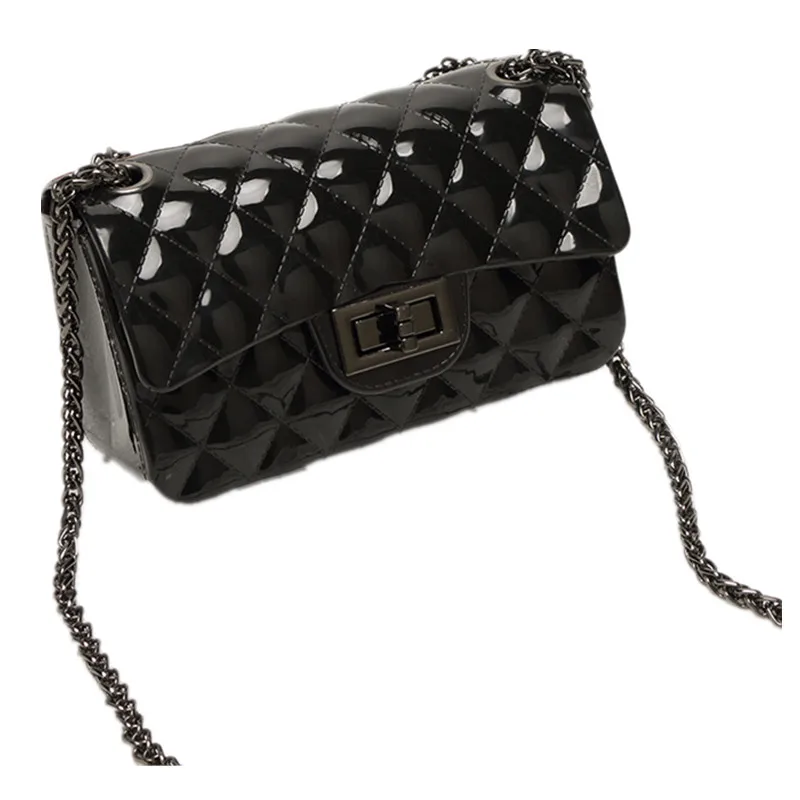 Fashion Girl candy color shoulder bag lovely PVC Jelly Chain Rhombus Bag Mini Fragrance Matte Frosted Shoulder Slung Bag
Fashion Girl candy color shoulder bag lovely PVC Jelly Chain Rhombus Bag Mini Fragrance Matte Frosted Shoulder Slung Bag
