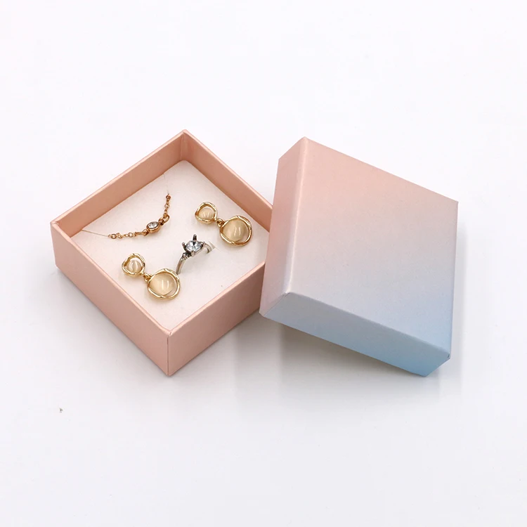 

Gift Box Jewelry Packaging Boxes Custom Cardboard Jewelry Bags Necklace Bracelet Jewlery Box For Jewelry With Logo, Customization