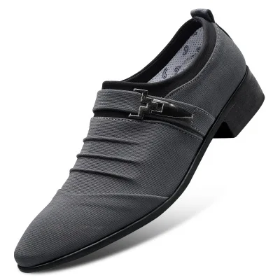 A017 Fashion Wedding Dress Shoes Men 2020 Classic Dress Loafers Mens Casual Shoes for Men, Black gray blue
A017 Fashion Wedding Dress Shoes Men 2020 Classic Dress Loafers Mens Casual Shoes for Men, Black gray blue