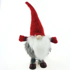 Hot sales swedish scandinavian tomte nordic elf dwarf felt christmas decoration craft plush fabric gnome toys for kids