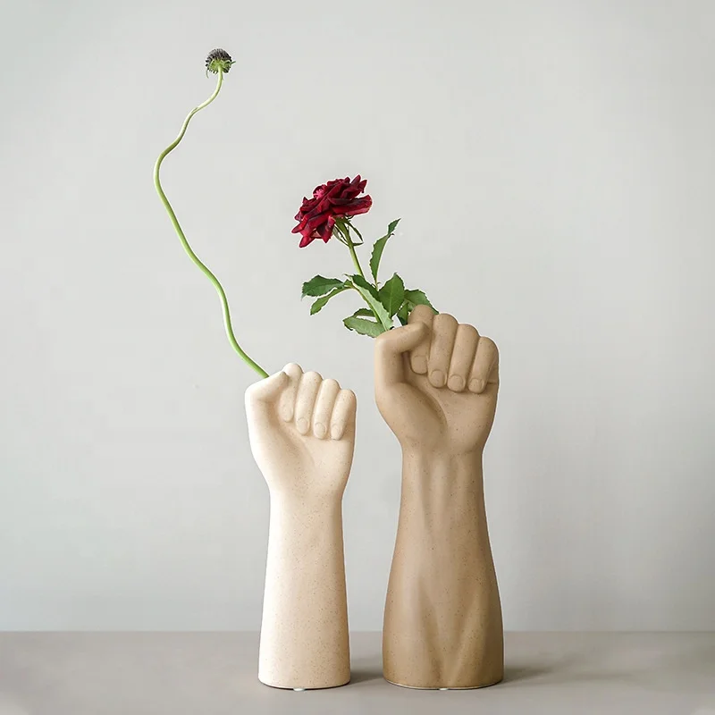 wholesale factory Ceramic ornaments men hand sculpture vases for home decoration flower, As picture
wholesale factory Ceramic ornaments men hand sculpture vases for home decoration flower, As picture