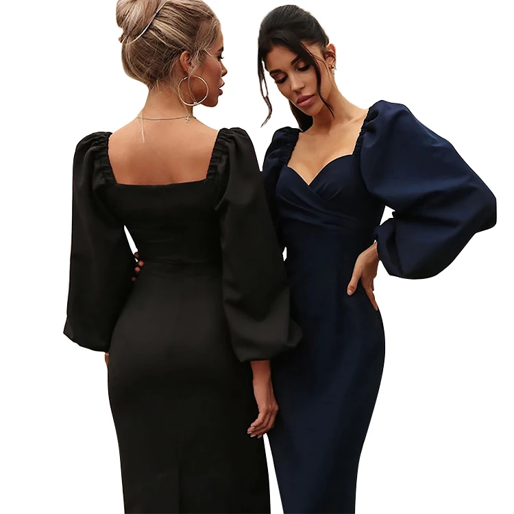 Hot selling long dresses temperament waist puff sleeve casual dresses women, Existing or as customer's require
Hot selling long dresses temperament waist puff sleeve casual dresses women, Existing or as customer's require
