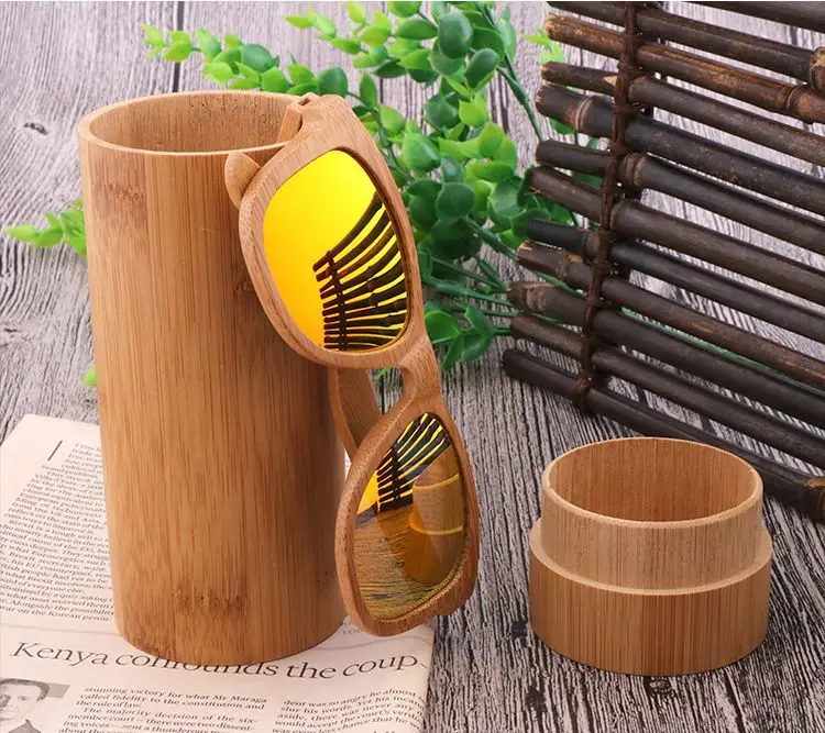 Top Quality Custom Vintage Handmade Men Women Natural Bamboo Wood Hard Eyeglasses Sunglasses Case, Black
Top Quality Custom Vintage Handmade Men Women Natural Bamboo Wood Hard Eyeglasses Sunglasses Case, Black