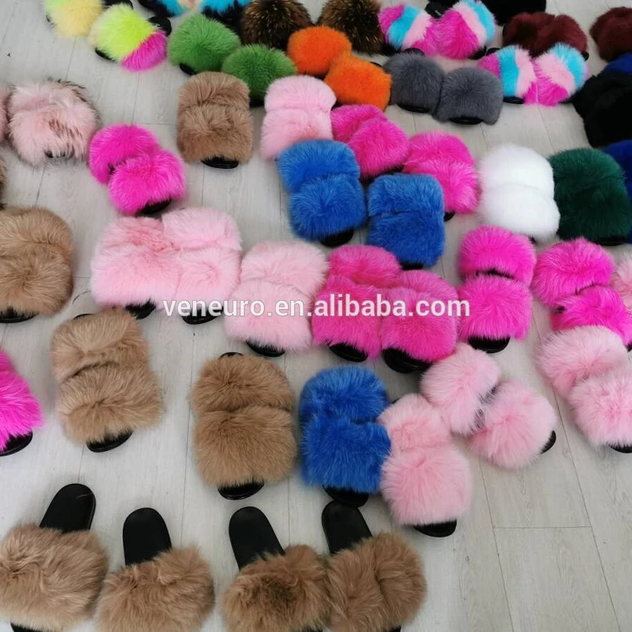 2021 Wholesale new arrived Real fox Fur Slippers Plush Big Furry Fluffy Slippers Sandals Women Fox Fur Slides, Customized color
2021 Wholesale new arrived Real fox Fur Slippers Plush Big Furry Fluffy Slippers Sandals Women Fox Fur Slides, Customized color