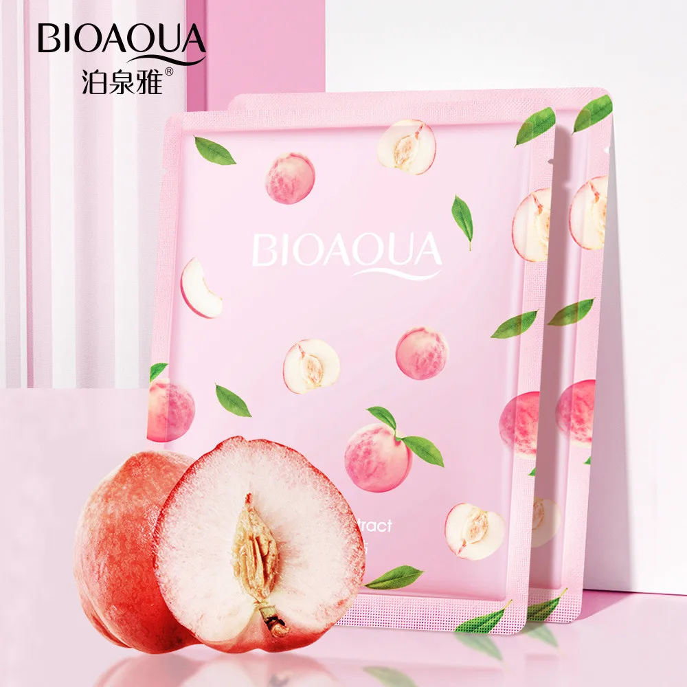BIOAQUA Honey Peach Hexapeptide Extract Lactic Acid Bacteria Sheet Facial Mask Maschera Facciale Drop Shipping
BIOAQUA Honey Peach Hexapeptide Extract Lactic Acid Bacteria Sheet Facial Mask Maschera Facciale Drop Shipping