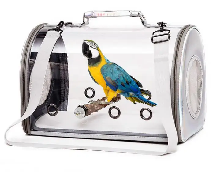 Hotsale bird carrier transparent big space for small&medium parrots travel in stock from anhui bags, Customized
Hotsale bird carrier transparent big space for small&medium parrots travel in stock from anhui bags, Customized