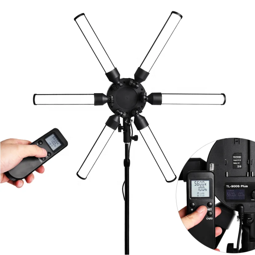 battery powered photography lights bicolor 3200-5600K film studio light LCD display 60w led tube light with 2.4G remote control
battery powered photography lights bicolor 3200-5600K film studio light LCD display 60w led tube light with 2.4G remote control