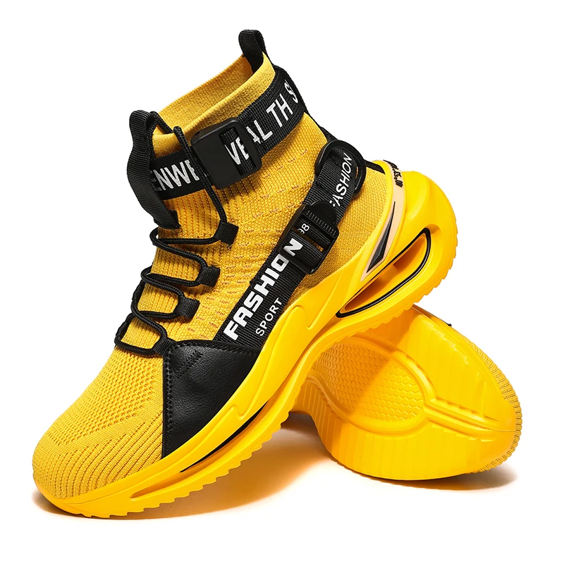 High Top Socks Chunky Sneakers Men Shoes Design New Fashion Thick Sole Light Sport Running Athletic Shoes for Men White Black
High Top Socks Chunky Sneakers Men Shoes Design New Fashion Thick Sole Light Sport Running Athletic Shoes for Men White Black