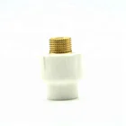 Grosna male thread nipple ppr swage socket Thread Fitting for PPR Pipe Male and Female Coupling