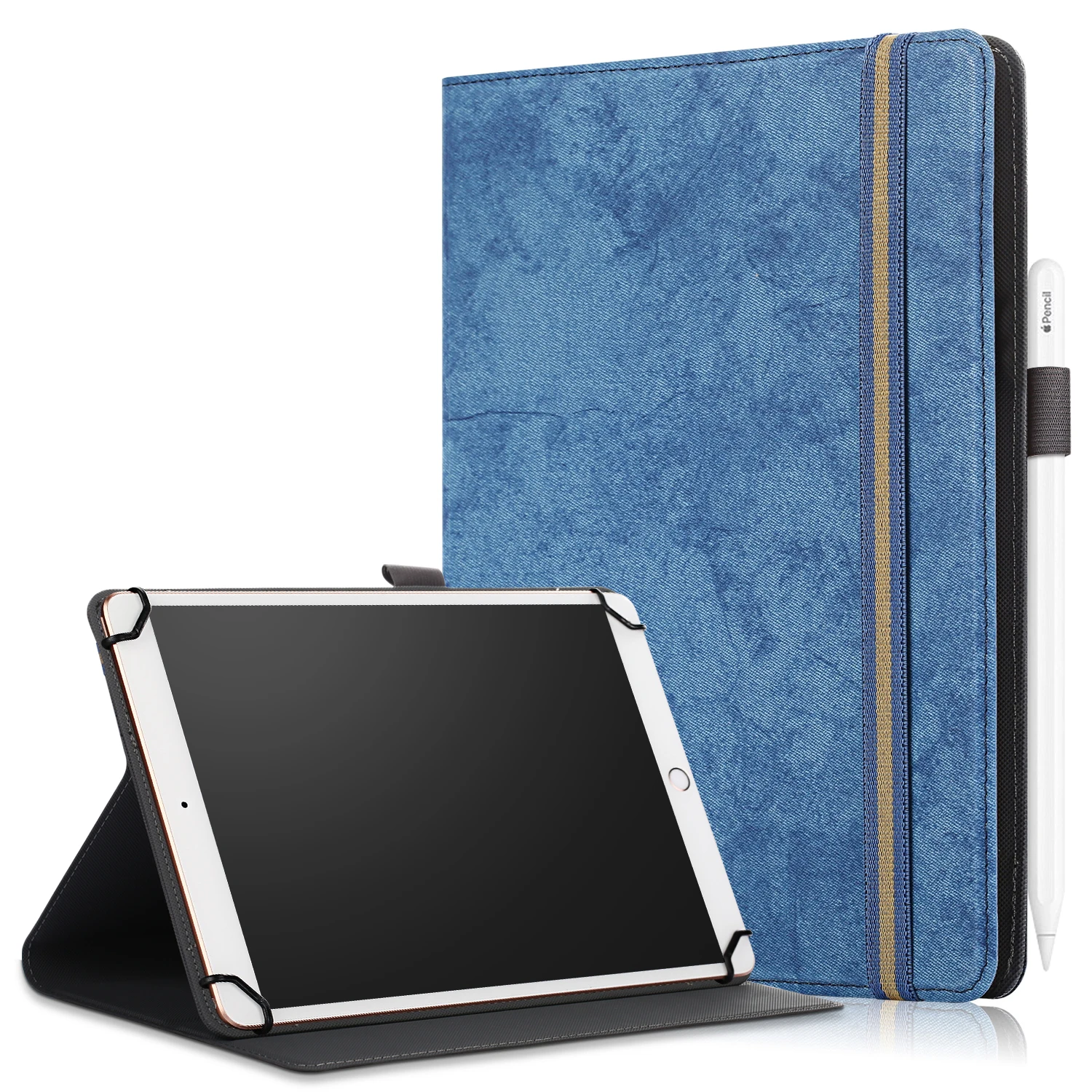 9 to 11 inch quality PU leather Universal Tablet Case cover 10\10.1 inch Front stand tablets covers, Black
9 to 11 inch quality PU leather Universal Tablet Case cover 10\10.1 inch Front stand tablets covers, Black