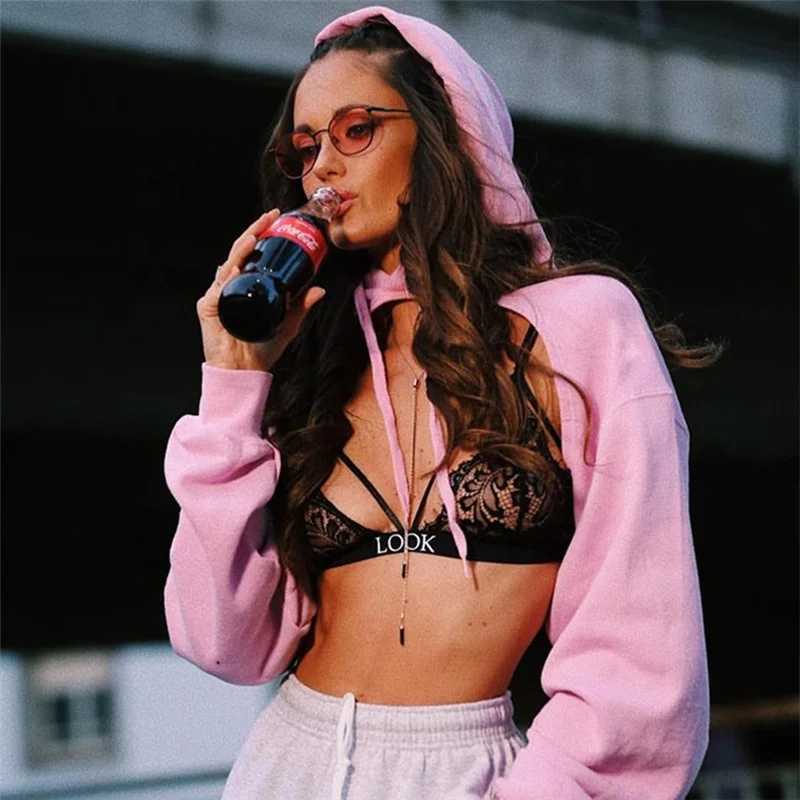 2021 Hot Sells Long Sleeve Short Top Women Clothing Sexy Knitted Sweater Hooded Tops
2021 Hot Sells Long Sleeve Short Top Women Clothing Sexy Knitted Sweater Hooded Tops