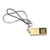 promotional mini usb golden usb chips flash drives with engraved logo