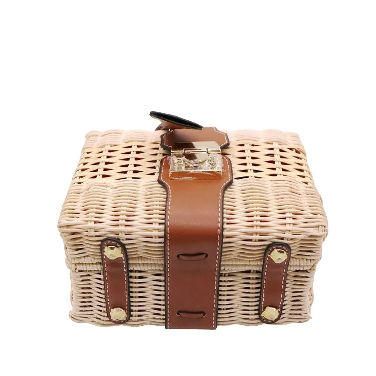 2021 Bali ladies hand bags set square woven rattan bag small rattan bags, Brown, beige
2021 Bali ladies hand bags set square woven rattan bag small rattan bags, Brown, beige