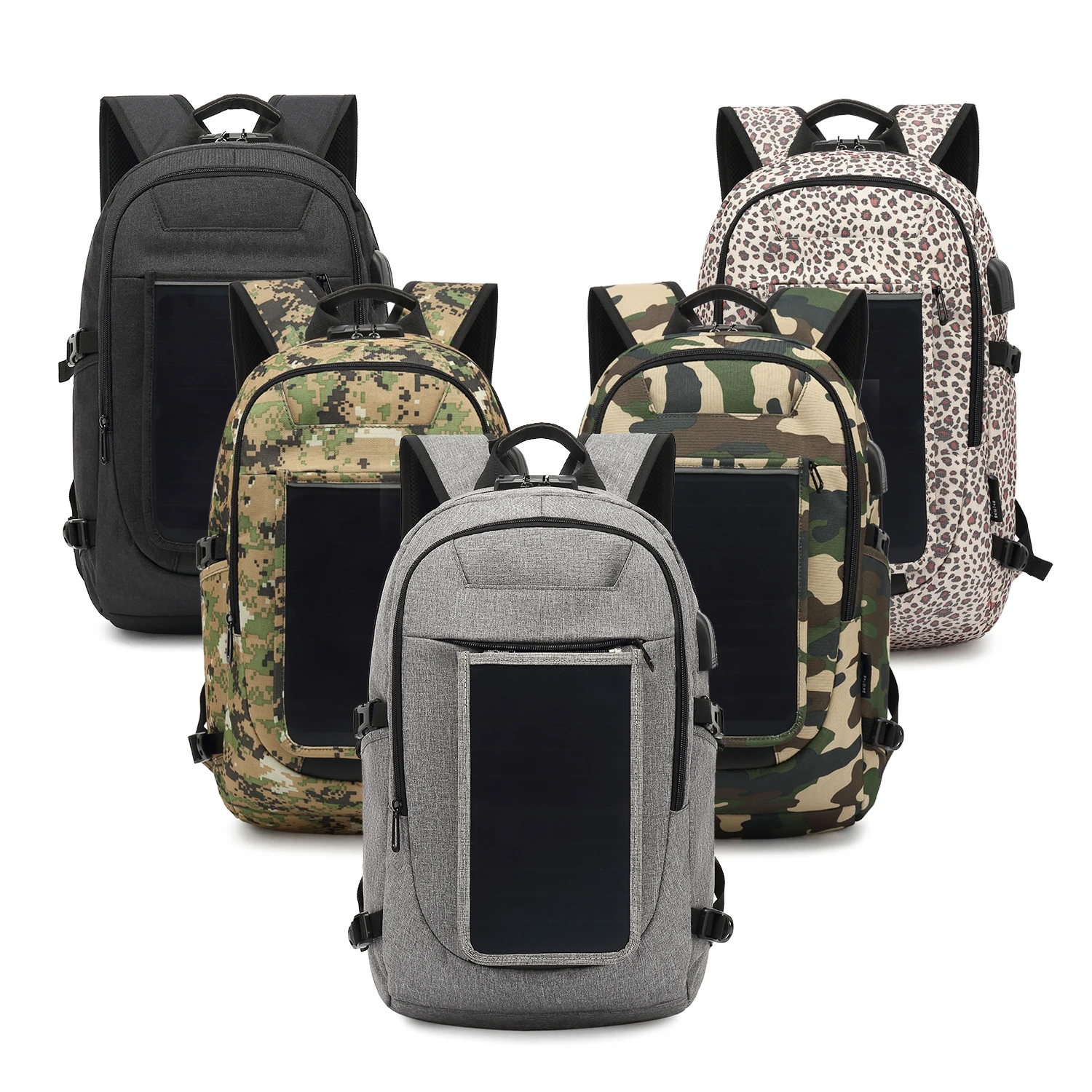 high tech trend RFID blocking antitheft backpack bag rucksack smart solar backpack with buckle lock
high tech trend RFID blocking antitheft backpack bag rucksack smart solar backpack with buckle lock