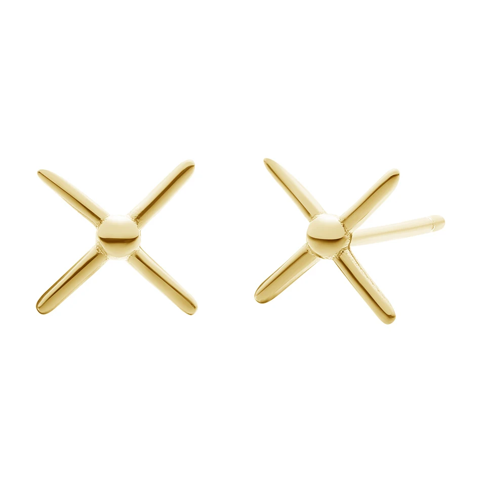 Wholesale Minimalist Earrings Gold Plated Stud Earrings For Fashion Girl Brass Cross X Stud Earrings
Wholesale Minimalist Earrings Gold Plated Stud Earrings For Fashion Girl Brass Cross X Stud Earrings
