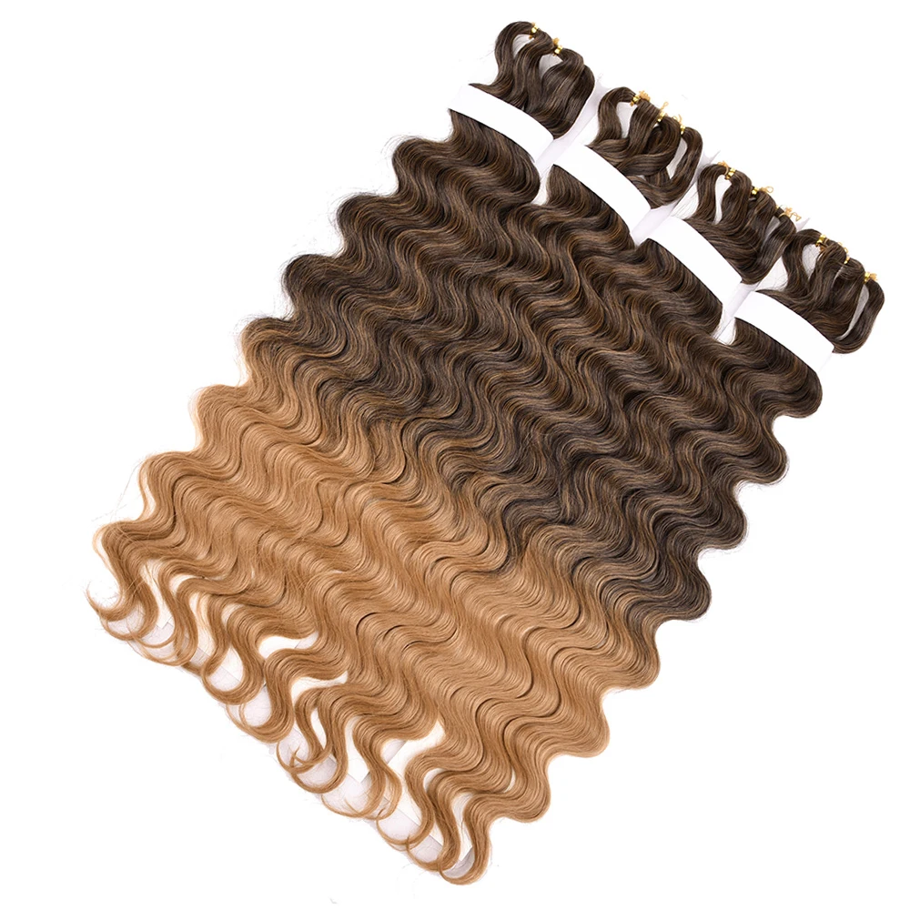 High Quality Body Wave Crochet Braiding Pre Feathered Hybrid Long Ombre Brown Black Water Wave Braids Synthetic Hair Extensions
High Quality Body Wave Crochet Braiding Pre Feathered Hybrid Long Ombre Brown Black Water Wave Braids Synthetic Hair Extensions