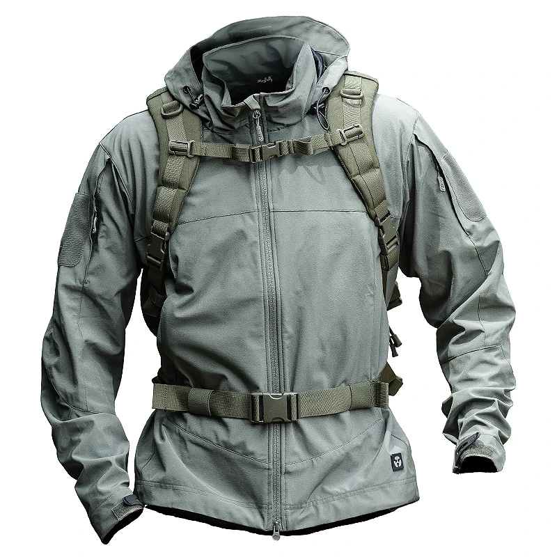 Soft shell men windproof waterproof spring and autumn thin fleece tactical coat trench coat outdoor mountaineering wear, Black green brown
Soft shell men windproof waterproof spring and autumn thin fleece tactical coat trench coat outdoor mountaineering wear, Black green brown