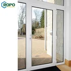 AGGA Waterproof French Exterior Glass Office Low E Double Glaze Door