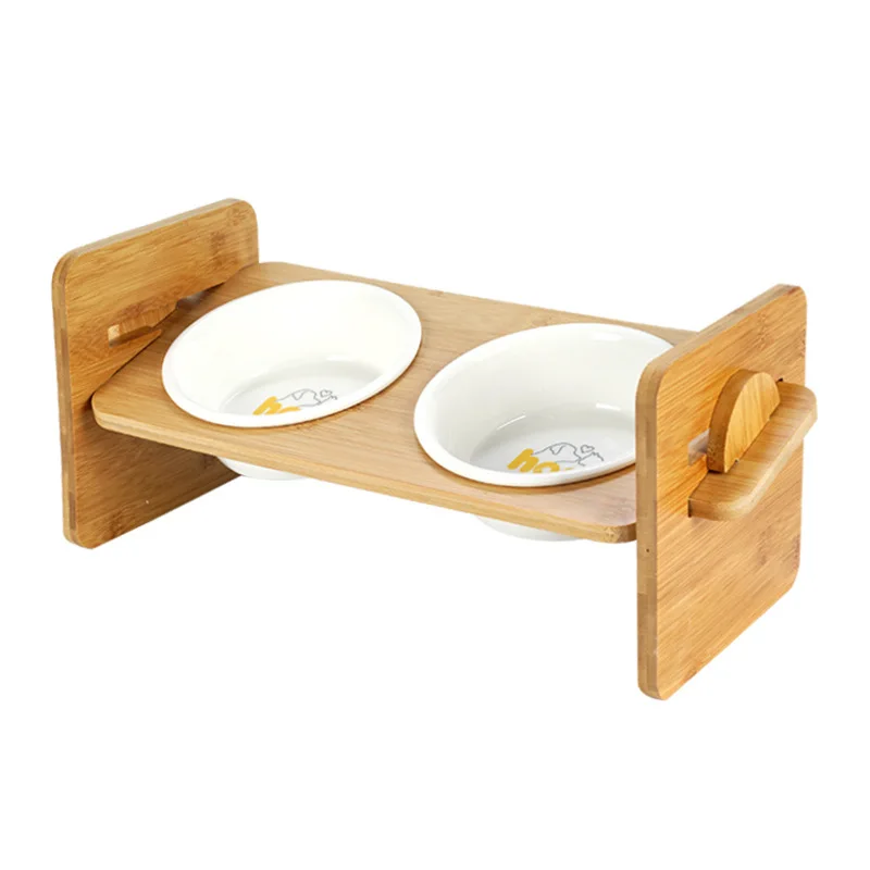 Wholesale Luxury Hot selling high quality adjustable height pet feeding bowl double cat food water and fooder bowl table, White
Wholesale Luxury Hot selling high quality adjustable height pet feeding bowl double cat food water and fooder bowl table, White