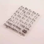 Paper craft for scrapbooking and card making clear stamp leather embossing stamps11*16CM