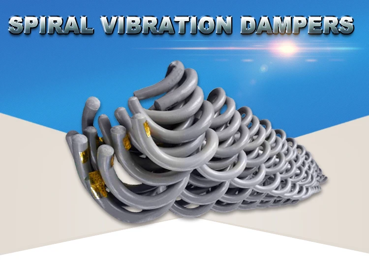 High Quality Vibration Damper With Preformed Spiral Armour Rod For Adss