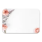 Support Flower Flannel Door Mat Digital Printed Entrance Floor Mat Living Room Absorbent Non-slip Mat