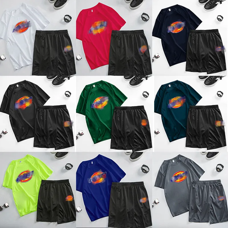 Summer Short Set 9 Colors Men's Casual Clothing T-shirt And Shorts Jogger Sports Suit Running Fitness Breathable Men 2 Piece Set
Summer Short Set 9 Colors Men's Casual Clothing T-shirt And Shorts Jogger Sports Suit Running Fitness Breathable Men 2 Piece Set