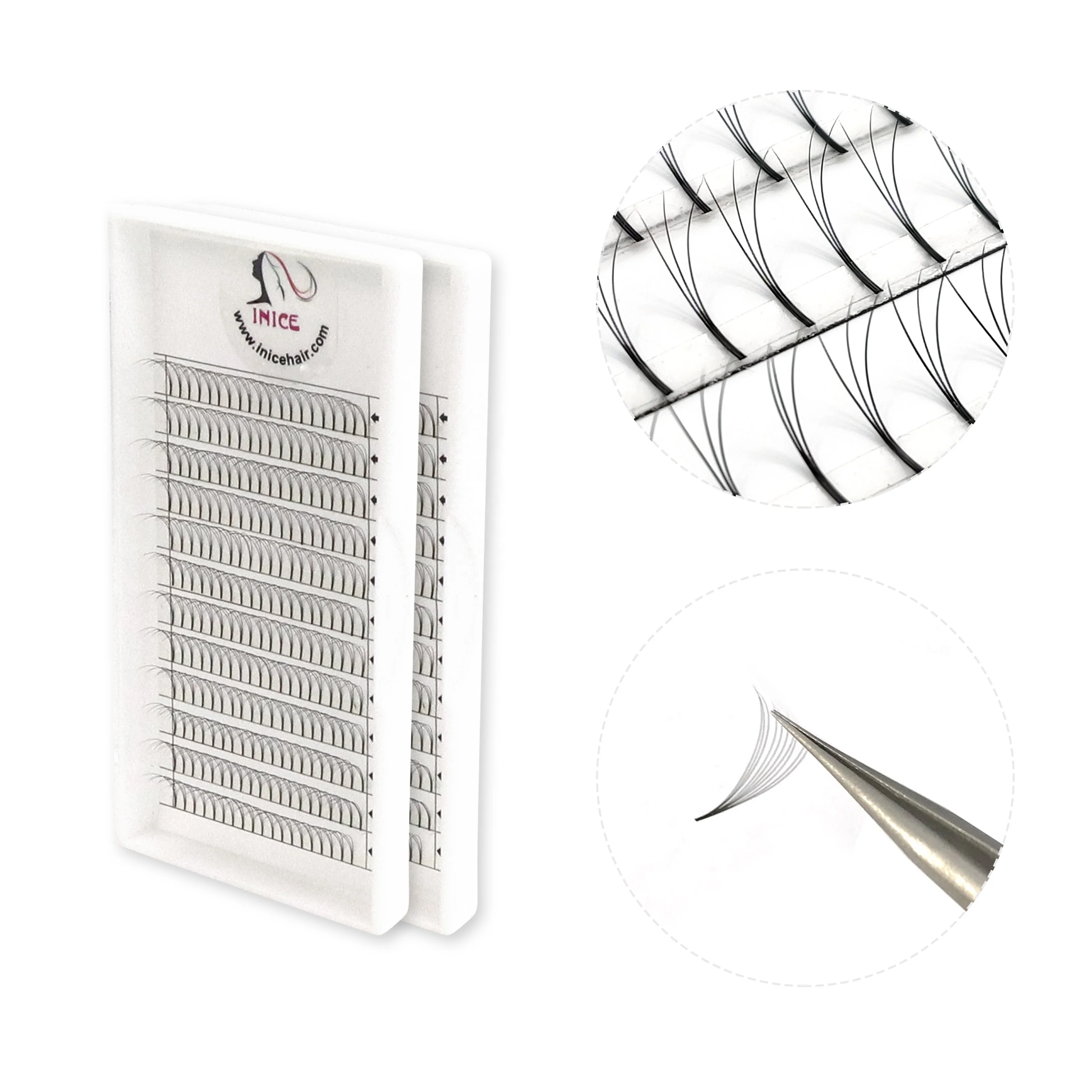 INICE Wholesale Premade Fans High Quality Eyelash Extensions Private Label Volume Fan Eyelash Extensions, Natural black
INICE Wholesale Premade Fans High Quality Eyelash Extensions Private Label Volume Fan Eyelash Extensions, Natural black