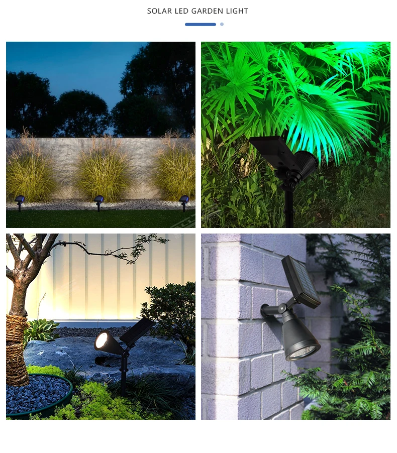 ALLTOP High quality 7w outdoor garden LED solar spike light