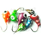 Fishing Lead Fish Tungsten Ice Fishing Lures Abdominal Eyes Fishing Lead Jig Heads Fishing In Winter
