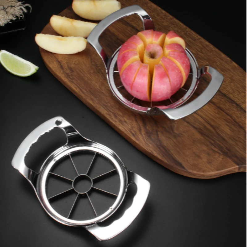 Stainless Steel Apple Core Fruit and Vegetable Cutter Handle Apple Slicer Kitchen Tool
Stainless Steel Apple Core Fruit and Vegetable Cutter Handle Apple Slicer Kitchen Tool