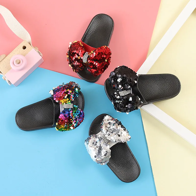 New children's slippers bow non-slip soft bottom kid shoes girls home wear-resistant sandals
New children's slippers bow non-slip soft bottom kid shoes girls home wear-resistant sandals